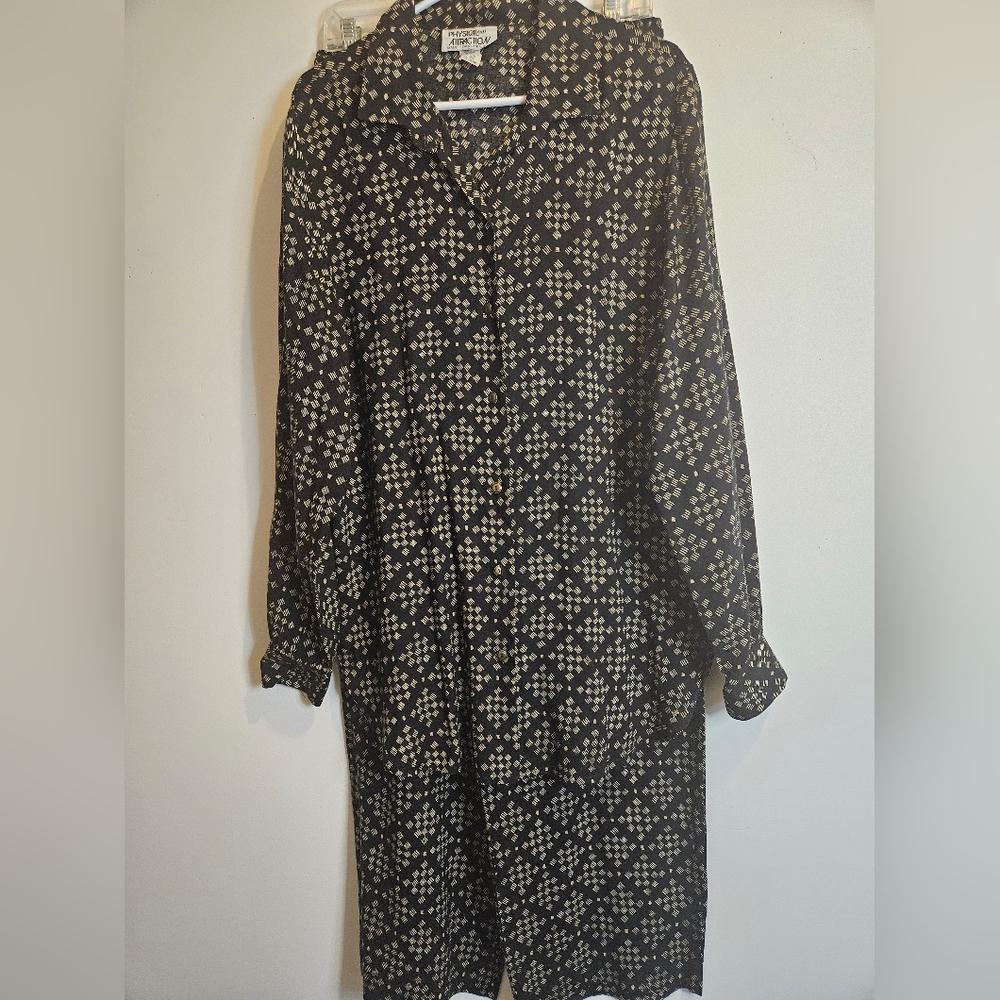 Physical Attraction 2pc Matching Pant Set Size S Tall Black & Cream #W-624